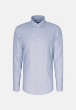 Flannel shirt in Slim with Kent-Collar in Light Blue |  Seidensticker Onlineshop