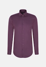 Flannel shirt in Slim with Kent-Collar in Purple |  Seidensticker Onlineshop