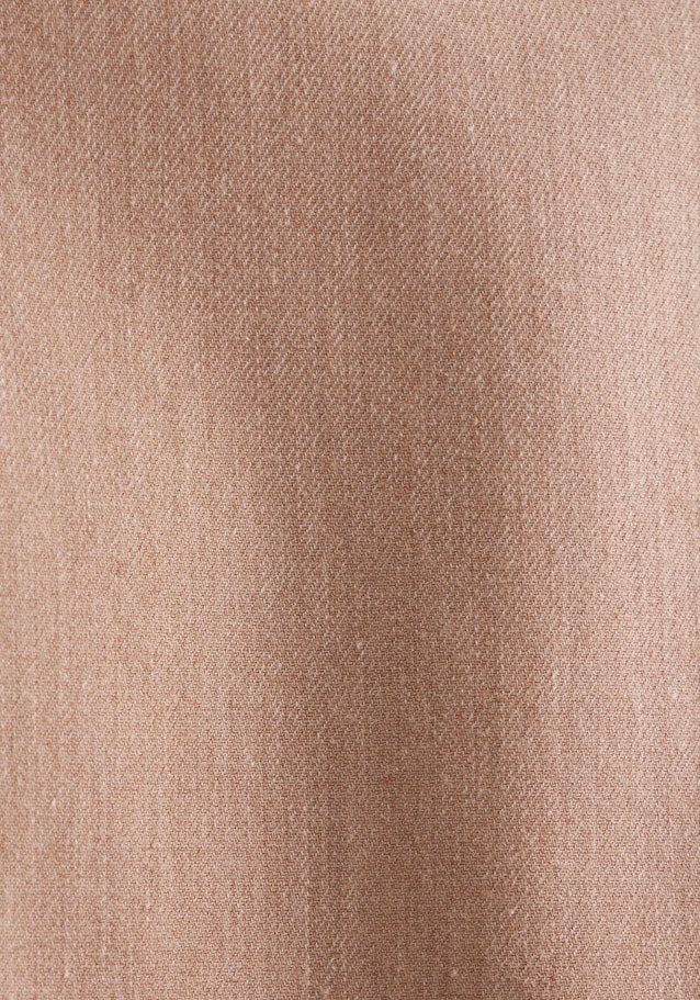 Slim Flanellhemd Uni in Braun | Seidensticker Onlineshop