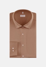 Chemise en flanelle Slim Flanelle Col Kent in Marron |  Seidensticker Onlineshop