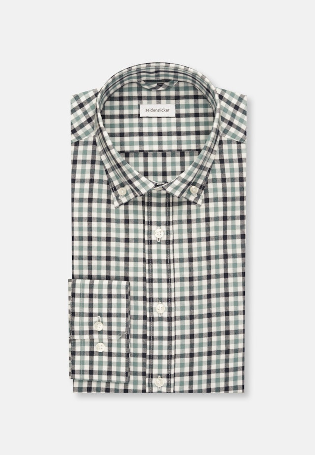 Slim Flanellhemd Karo in Grün |  Seidensticker Onlineshop