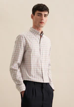 Slim Chemise en flanelle carreaux in Marron |  Seidensticker Onlineshop