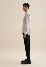 Slim Chemise en flanelle carreaux in Marron |  Seidensticker Onlineshop