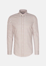 Flanell Flanellhemd in Slim mit Button-Down-Kragen in Braun |  Seidensticker Onlineshop