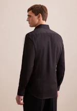 Shaped Business shirt Uni in Black |  Seidensticker Onlineshop