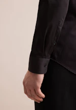 Shaped Business shirt Uni in Black |  Seidensticker Onlineshop