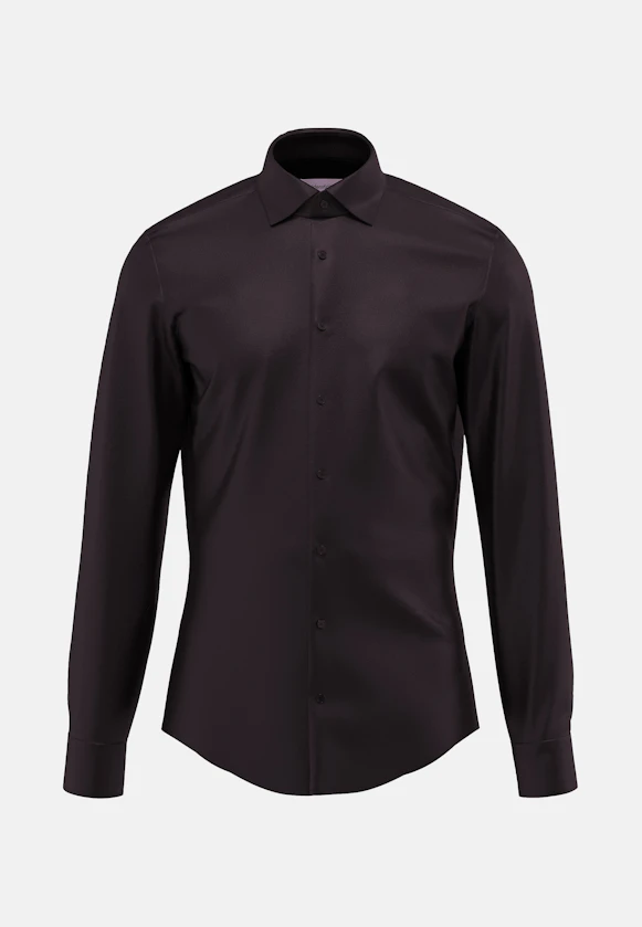 Shaped Business shirt Uni in Black |  Seidensticker Onlineshop