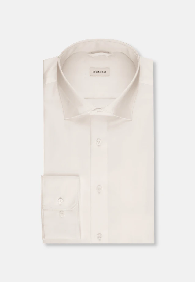 Shaped Business shirt Uni in White |  Seidensticker Onlineshop