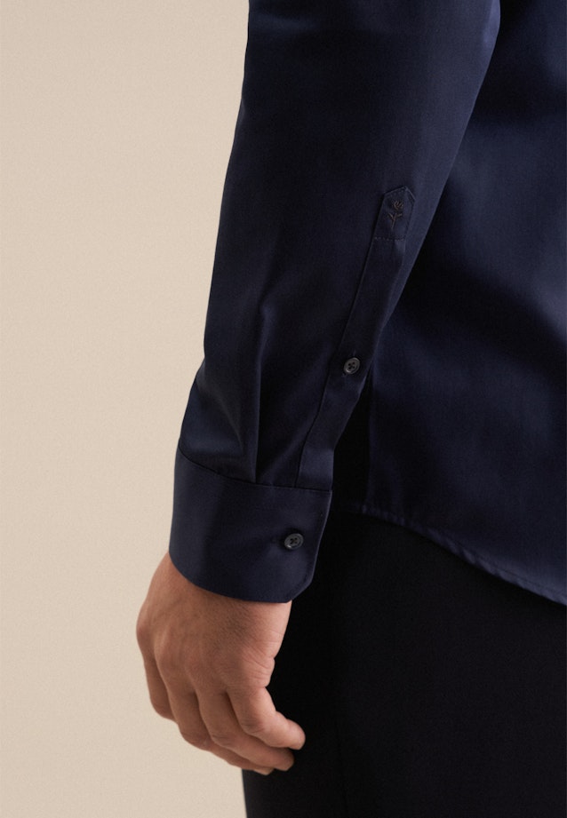 Business shirt in Dark Blue |  Seidensticker Onlineshop