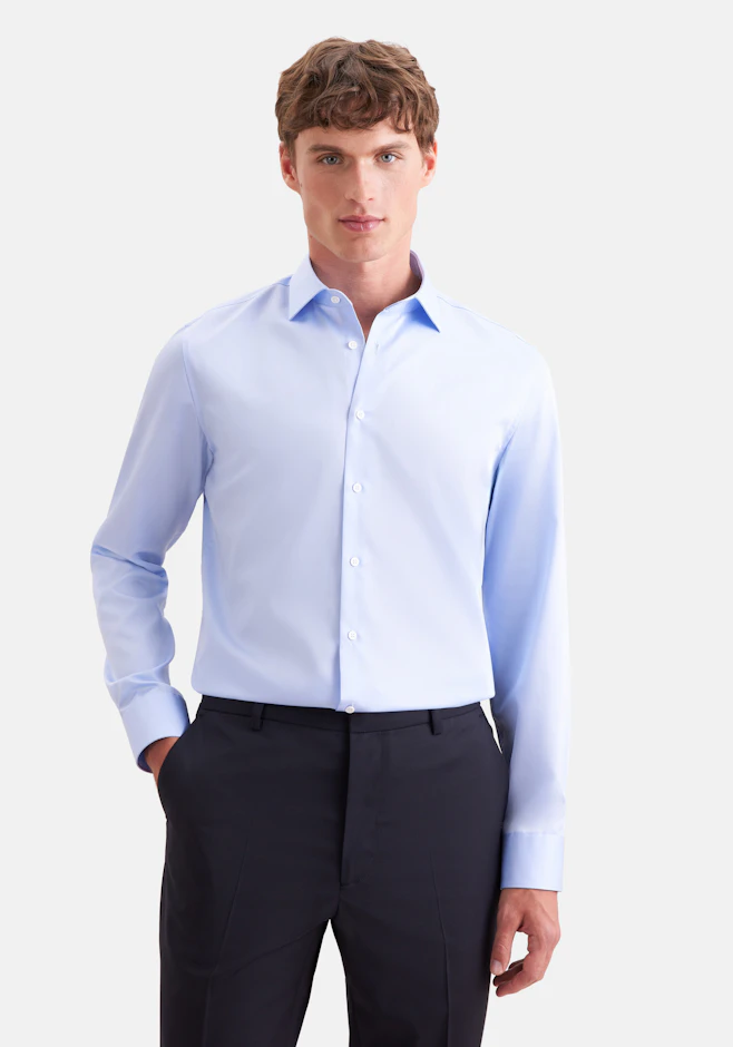 Shaped Business Hemd Uni in Hellblau | Seidensticker Onlineshop