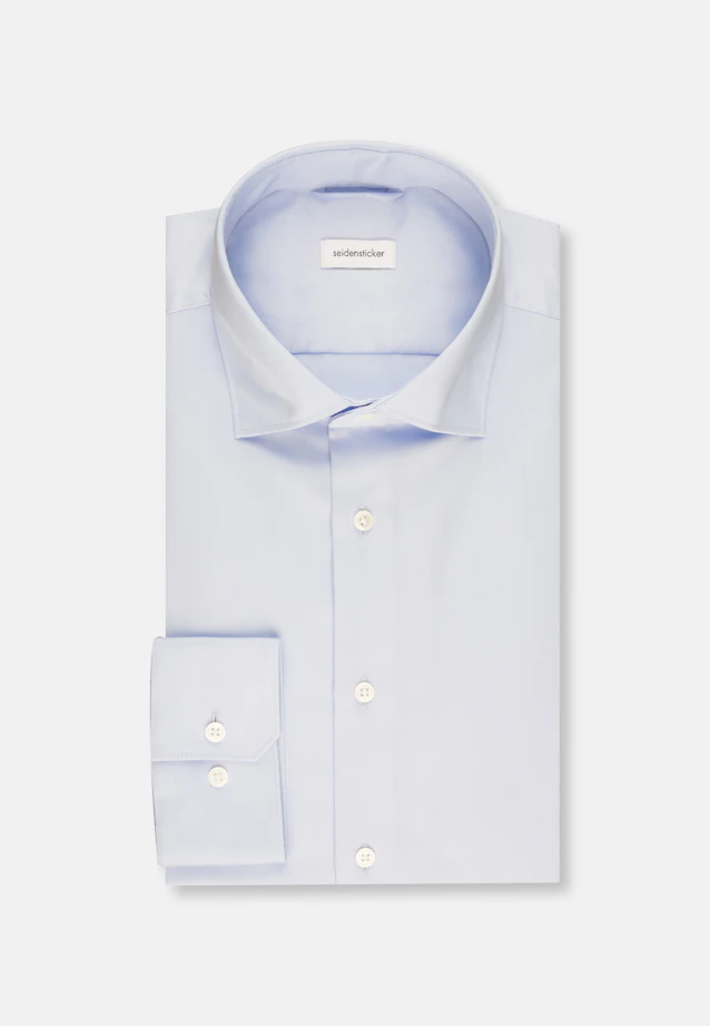Shaped Business shirt Uni in Light Blue |  Seidensticker Onlineshop