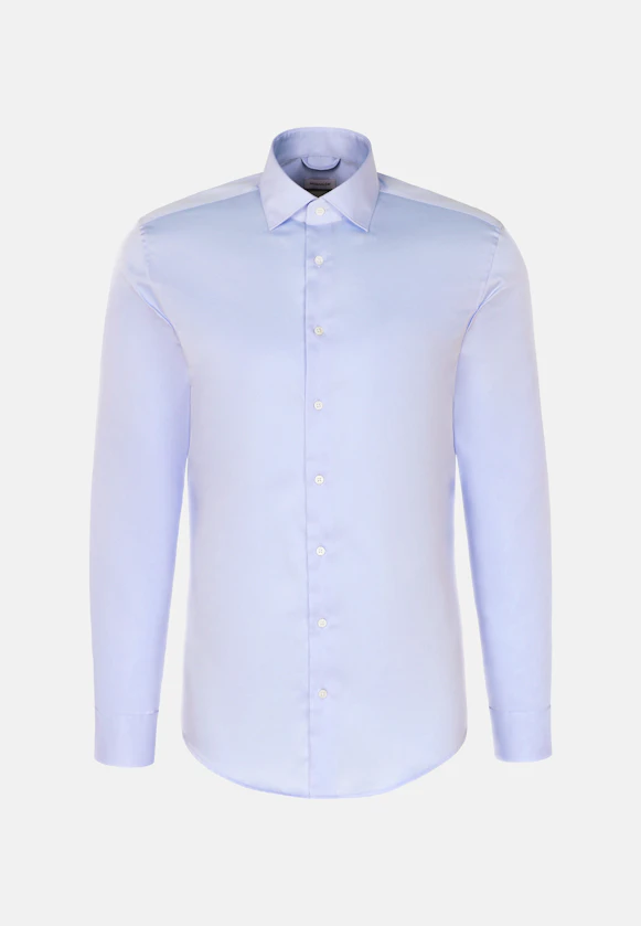 Shaped Business shirt Uni in Light Blue |  Seidensticker Onlineshop