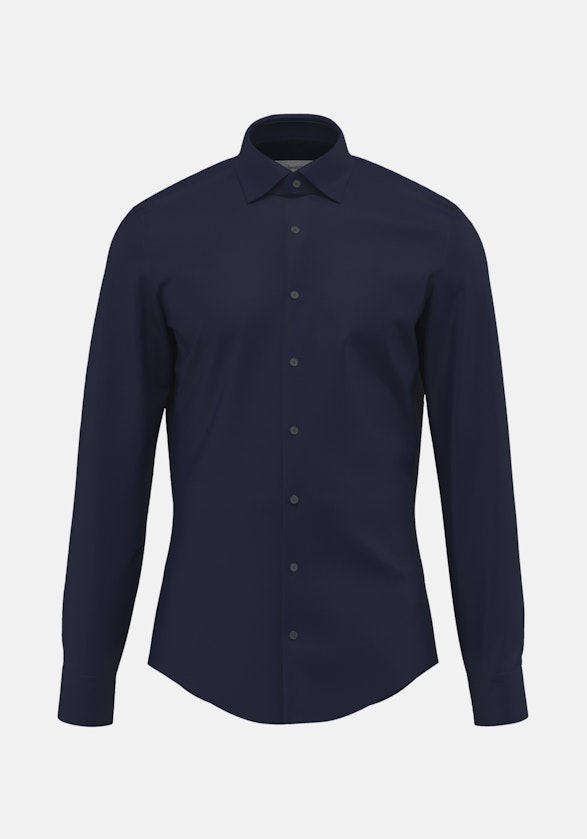 Shaped Chemise d'affaires Uni in Bleu Foncé | Seidensticker Onlineshop