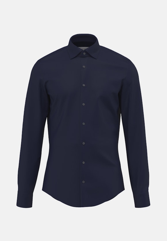 Chemise D'affaires Shaped Manche Longue New Kent in Bleu Foncé |  Seidensticker Onlineshop