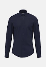 Shaped Business shirt Uni in Dark Blue |  Seidensticker Onlineshop