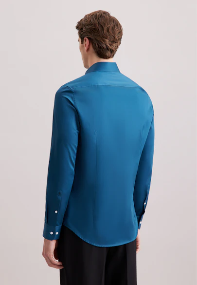Shaped Business shirt Uni in Grün |  Seidensticker Onlineshop