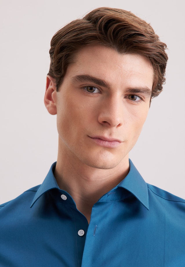 Shaped Business shirt Uni in Grün |  Seidensticker Onlineshop