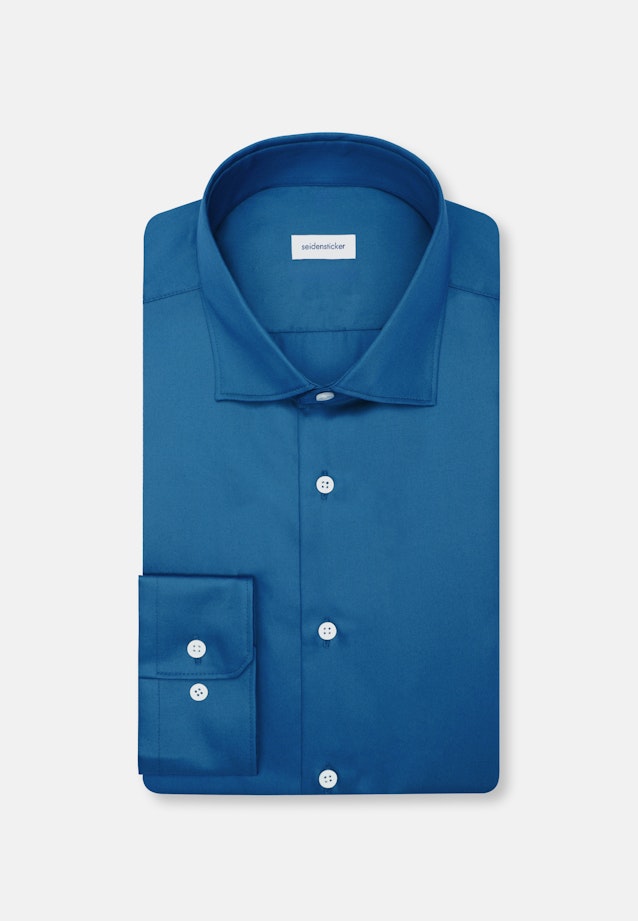Shaped Business shirt Uni in Grün |  Seidensticker Onlineshop