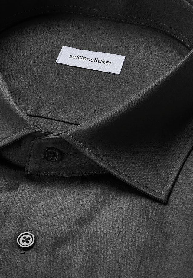 Shaped Business Hemd Uni in Grau |  Seidensticker Onlineshop