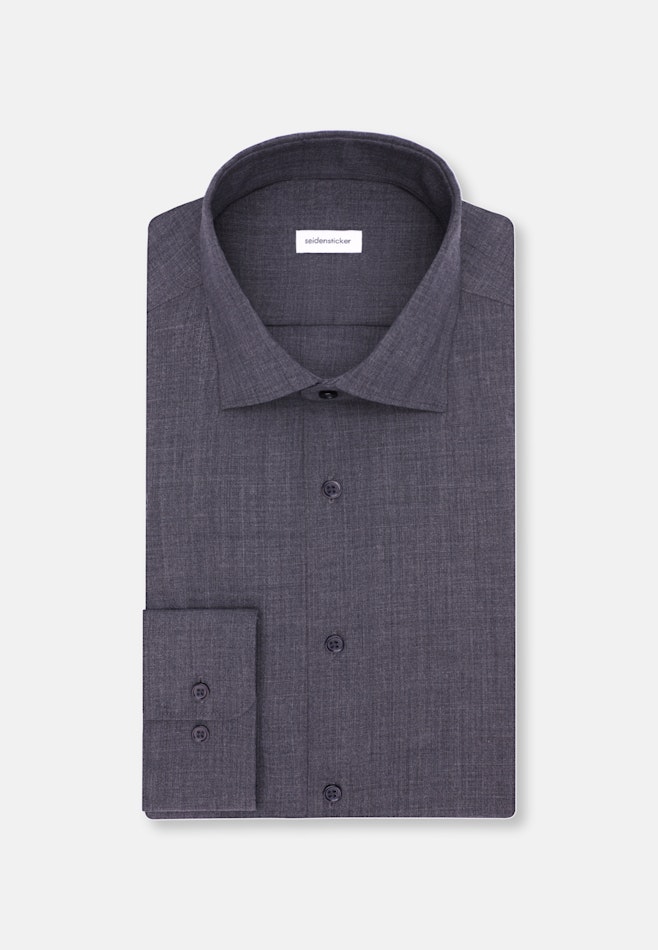 Shaped Chemise d'affaires Uni dans Gris | Boutique en ligne Seidensticker
