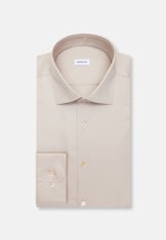 Shaped Business Hemd Uni in Beige |  Seidensticker Onlineshop