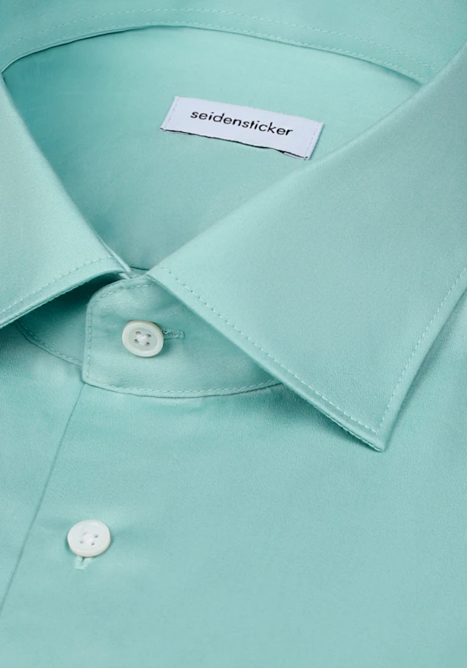 Shaped Chemise d'affaires Uni dans Vert | Boutique en ligne Seidensticker