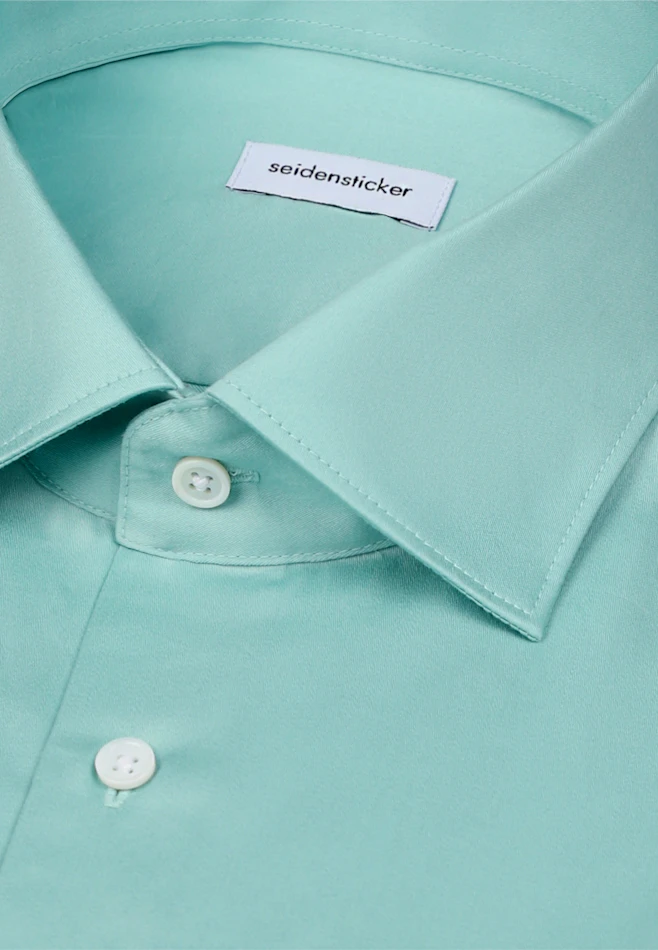Shaped Business shirt Uni in Grün | Seidensticker online shop