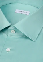 Shaped Business shirt Uni in Grün |  Seidensticker Onlineshop