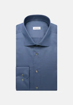 Shaped Business Hemd Uni in Mittelblau |  Seidensticker Onlineshop