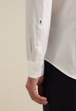 Easy-iron Satin Business Shirt in Shaped with Kent-Collar in White |  Seidensticker Onlineshop