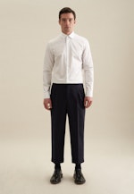 Chemise Business Shaped Satin Col Kent in Blanc |  Seidensticker Onlineshop