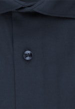 Shaped Flannel shirt Uni in Dark Blue |  Seidensticker Onlineshop