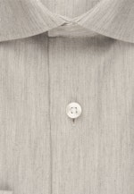 Shaped Flannel shirt Uni in Grey |  Seidensticker Onlineshop