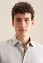 Shaped Flannel shirt Uni in Grey |  Seidensticker Onlineshop