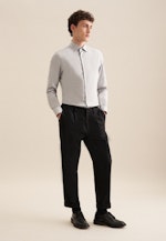 Shaped Flannel shirt Uni in Grey |  Seidensticker Onlineshop