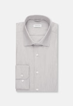 Shaped Flannel shirt Uni in Grey |  Seidensticker Onlineshop