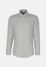 Shaped Flannel shirt Uni in Grey |  Seidensticker Onlineshop