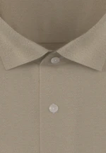 Shaped Chemise en flanelle Uni in Marron |  Seidensticker Onlineshop
