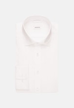 Chemise en flanelle Shaped Flanelle Col Kent in Blanc |  Seidensticker Onlineshop