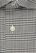 Shaped Chemise en flanelle carreaux in Bleu Foncé |  Seidensticker Onlineshop