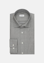 Chemise en flanelle Shaped Flanelle Col Kent in Bleu Foncé |  Seidensticker Onlineshop