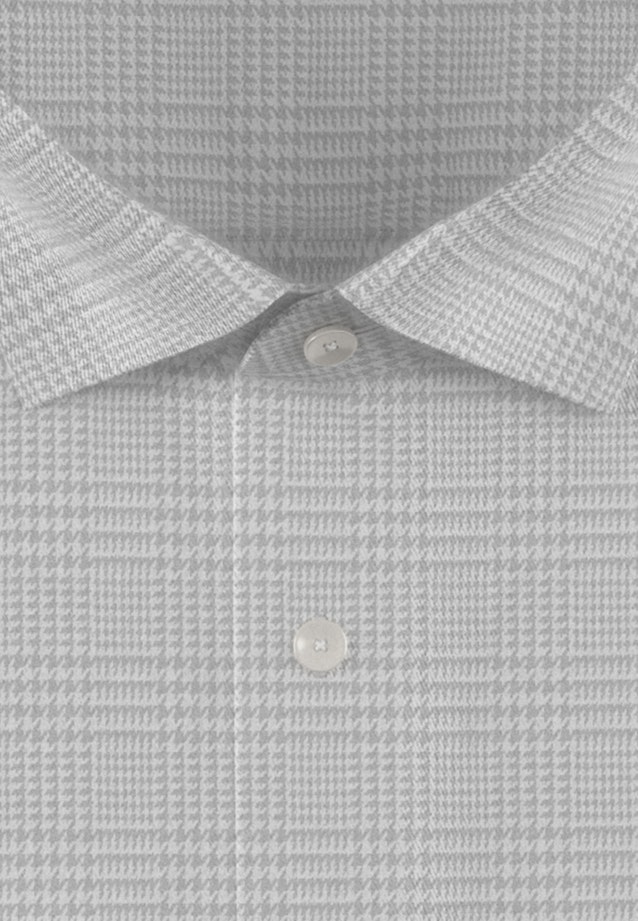 Shaped Flanellhemd Karo in Grau |  Seidensticker Onlineshop