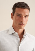 Shaped Flanellhemd Karo in Grau |  Seidensticker Onlineshop