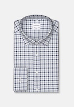 Shaped Flannel shirt Check in Dark Blue |  Seidensticker Onlineshop