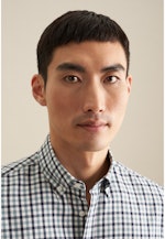 Shaped Flanellhemd Karo in Grün |  Seidensticker Onlineshop