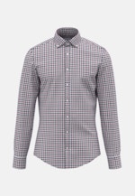 Flannel shirt in Shaped with Button-Down-Collar in Pink |  Seidensticker Onlineshop