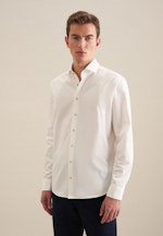 Collar Casual shirt in Ecru |  Seidensticker Onlineshop