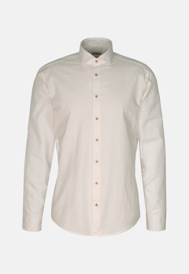 Chemise Décontractée Regular Manche Longue Sémi-Classique in Ecru |  Seidensticker Onlineshop