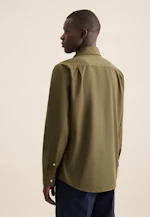 Regular Casual Hemd Uni in Grün |  Seidensticker Onlineshop