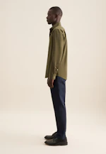Regular Casual Hemd Uni in Grün |  Seidensticker Onlineshop